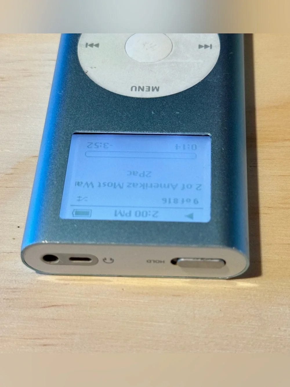iPod Mini 1st Gen Model:A1051 4GB Sky Blue Tested Good w/816 Song Read Info Blw!